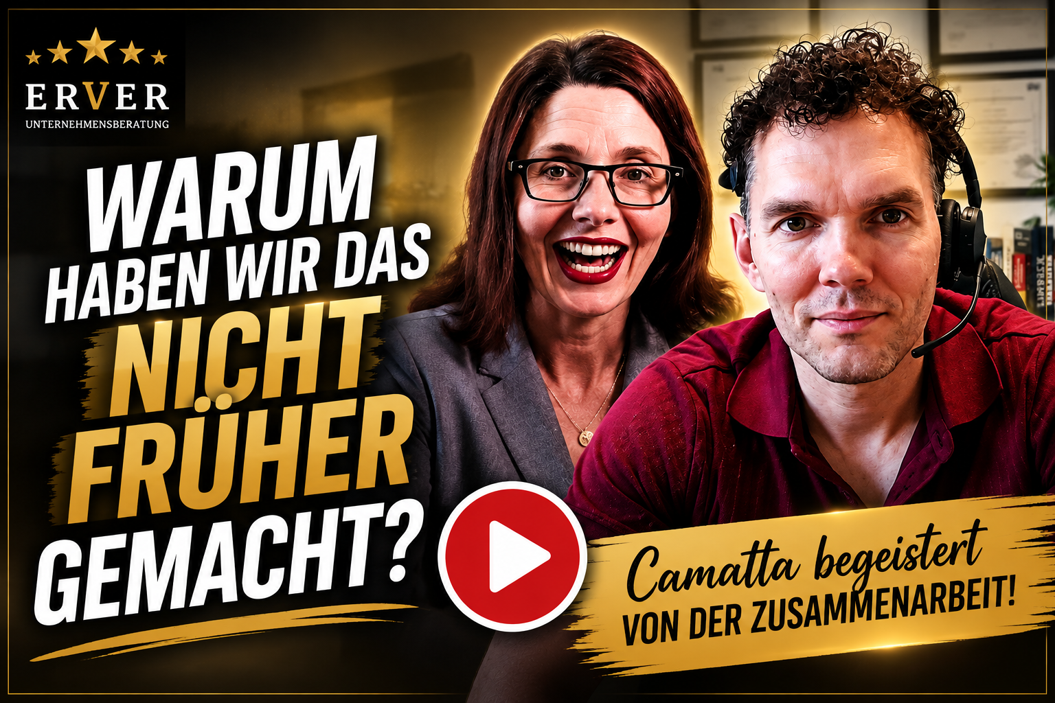 Camatta und ErVer "Warum haben wir das nicht fr&uuml;her gemacht" zeigt ein Vorschaubild des Interviews auf YouTube u.a. mit Sonja Lang